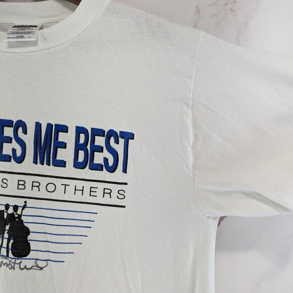 Smothers Brothers Medium Mom Likes Me Best Single Signed Autographed Vintage 90s - Picture 9 of 10